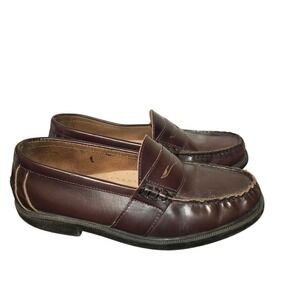 Nunn‎ Bush Loafers Dress Shoes Leather Slip On Comfort Classic Brown Size 10.5